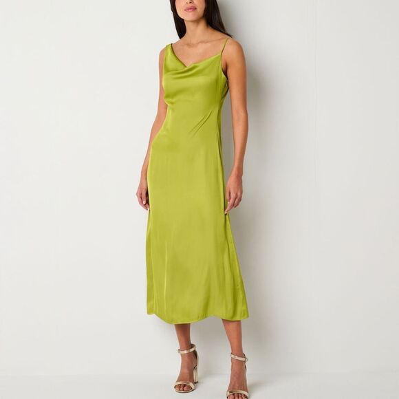 Worthington Dresses & Skirts - Worthington Womens Sleeveless Midi Slip Dress Size Large